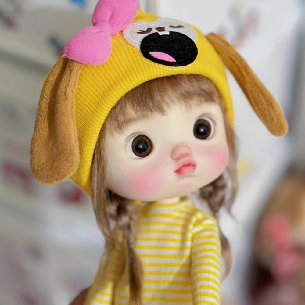 1/8 BJD Doll with Face Makeup Piglet Nose SD Resin Girl Exquisite Handmade Gift-
