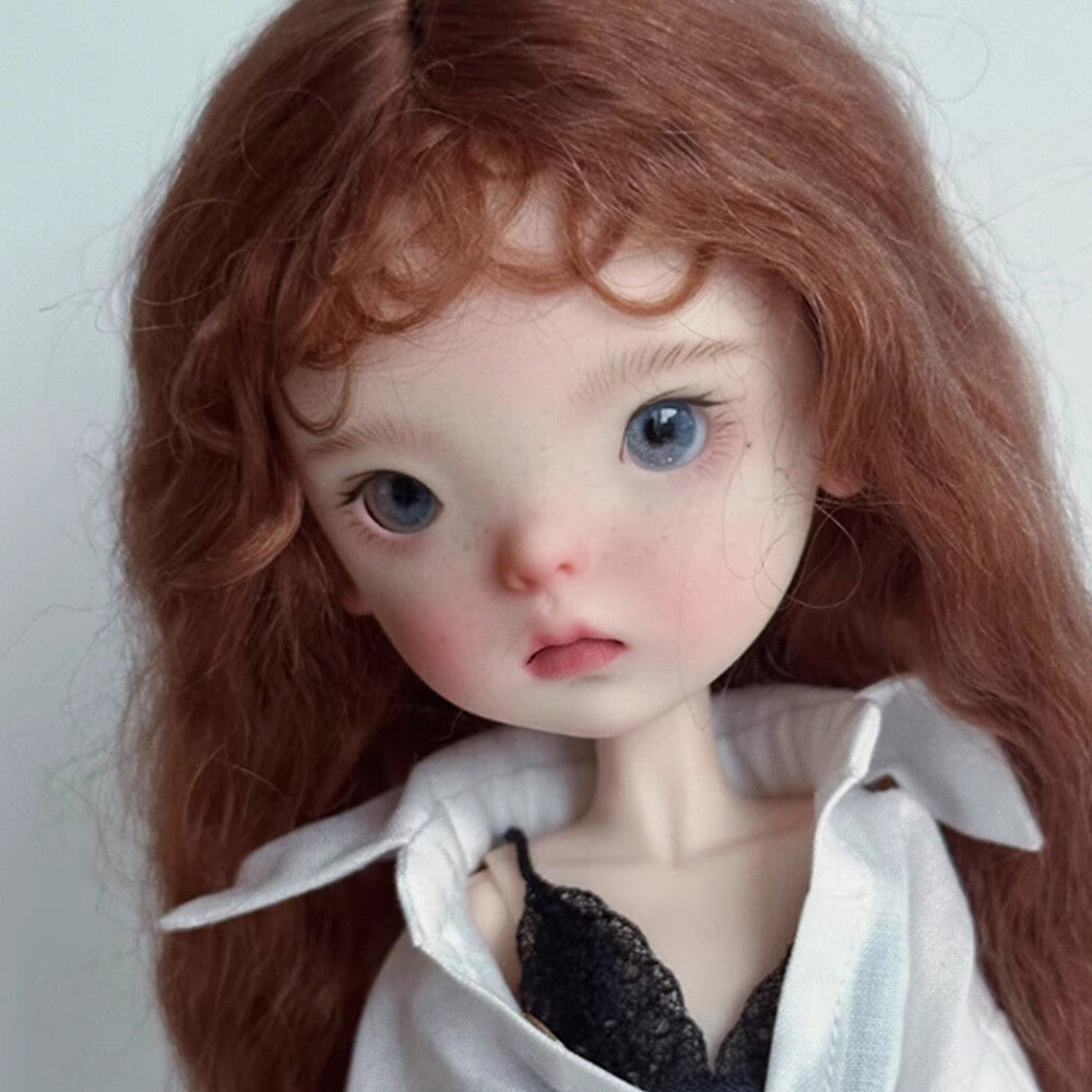 BJD 1/6 Silly Doll SD Resin Joint Face Makeup Eyes Sweet Girl Bare Doll Handmade