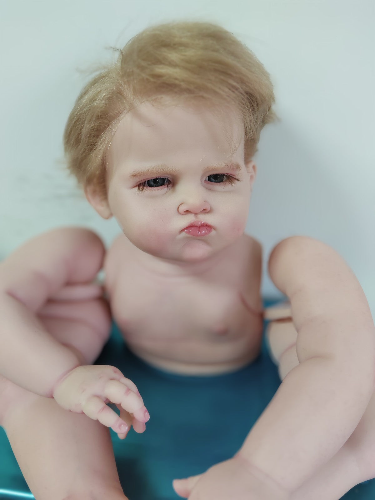 Custom Made Artist Gensis Painted Unassembled 28" Realistic Reborn Baby Doll Toddler Boy Rooted Hair DIY Toys Gift