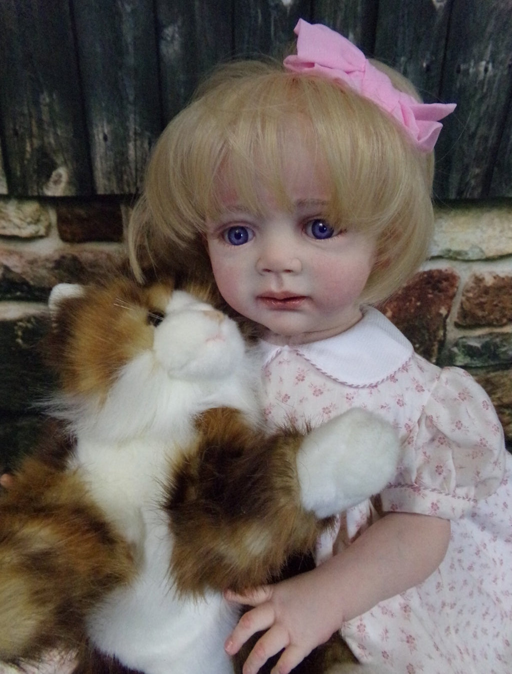 Custom Made Reborn Baby Fritzi Artist Genesis Painted Already Finished Doll With Hand-Rooted Hair
