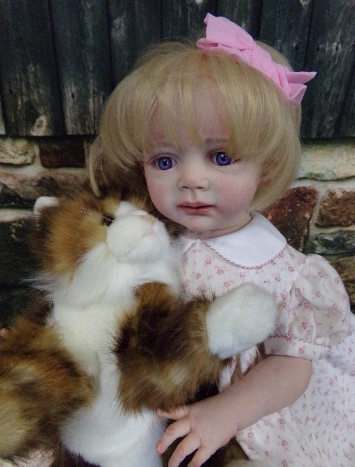 Custom Made Reborn Baby Fritzi Artist Genesis Painted Already Finished Doll With Hand-Rooted Hair