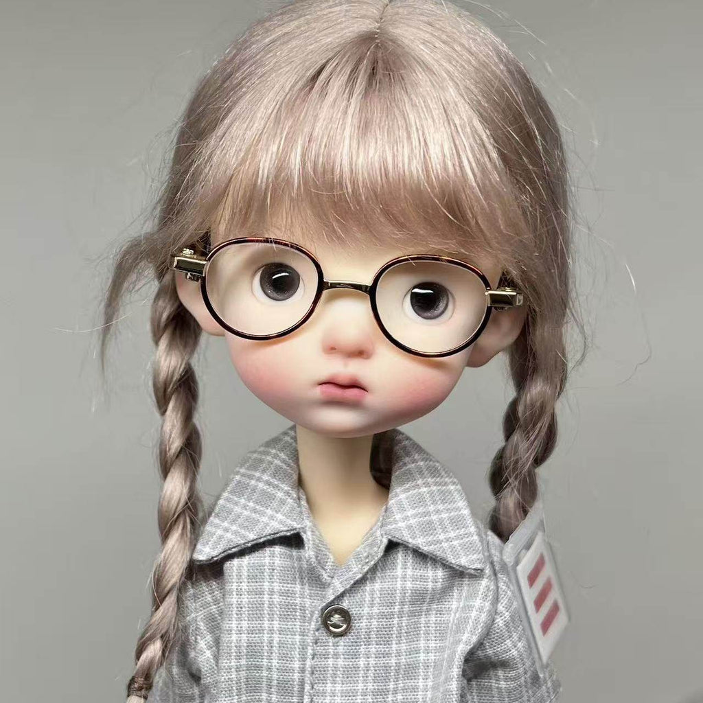 New Cute Girl 1/6 BJD Doll Face Makeup Eyes Ball Jointed Resin DIY Collect Gifts