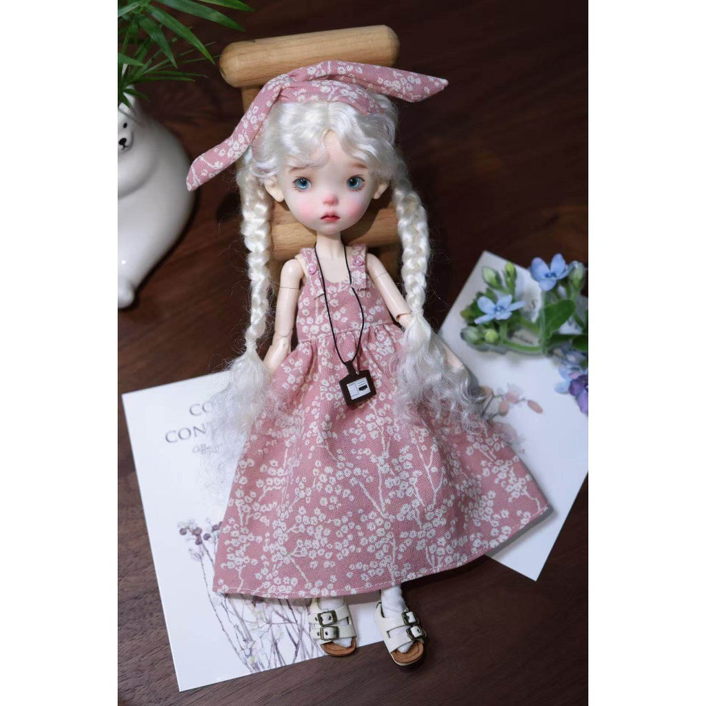 Landoudou BJD 1/6 Girl Doll Nude Resin Eyes+Face up Figure Toy White/Normal Skin