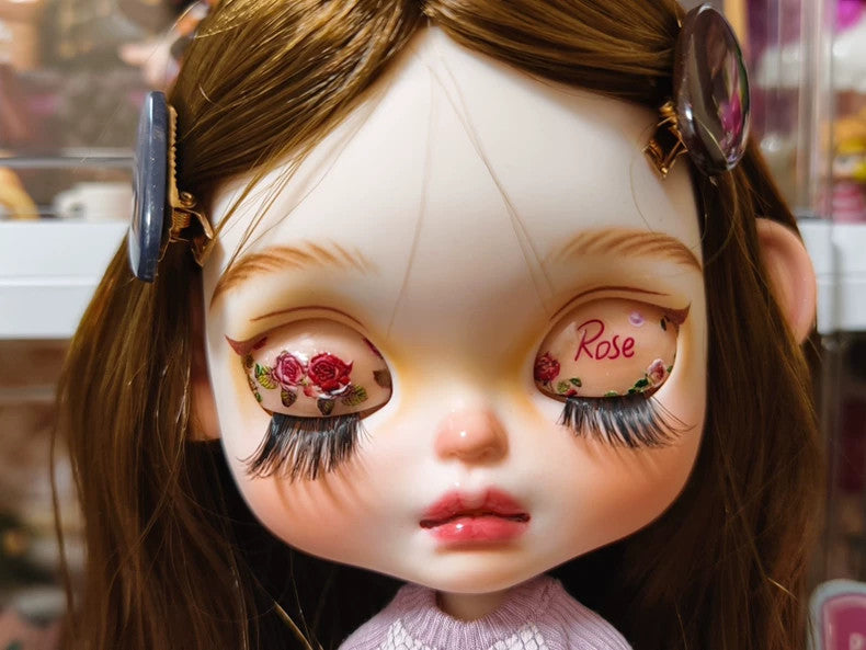 Custom Handmade Blythe Doll Full Set Outfit Wig Hair Girl 1/6 Doll BJD OOAK Gift