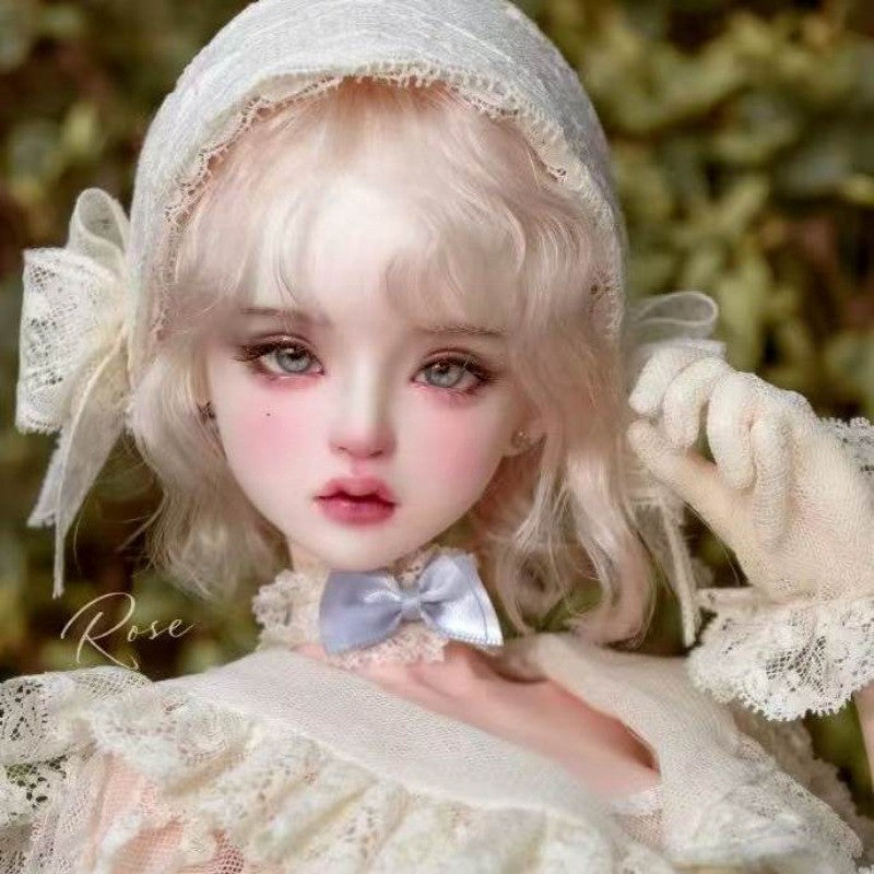 Rose Girl 1/3 BJD Doll Resin Bare Ball Jointed Doll + Eyes + Face Makeup GIFT