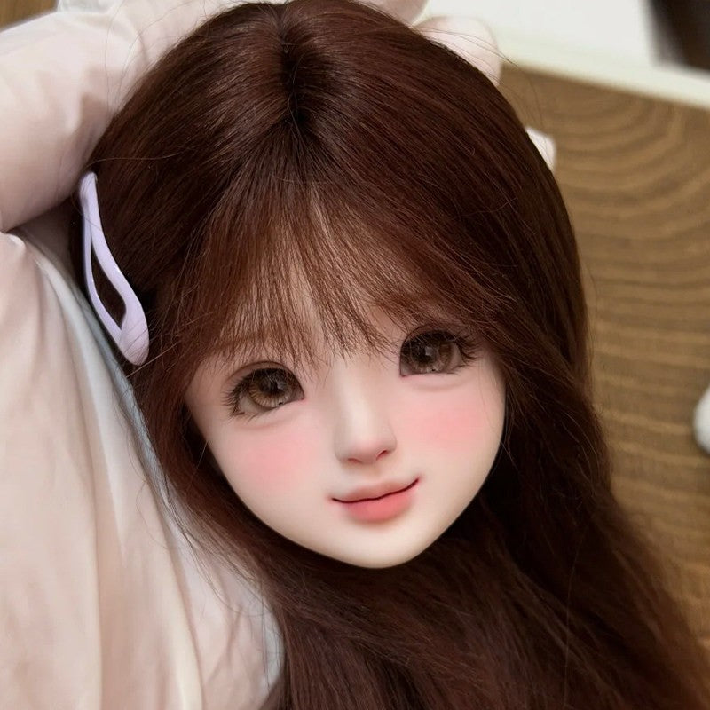 1/4 BJD Doll Resin Jointed Nude Doll Face Makeup Eyes Handmade Charming Girl Toy