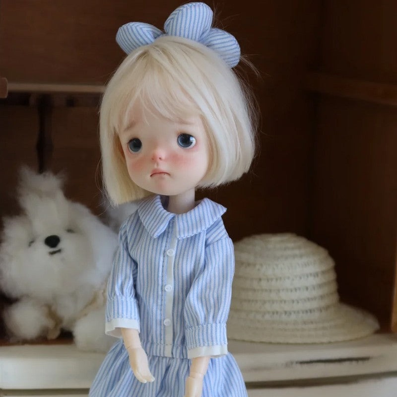 Resin 1/6 BJD Doll Bare Jointed Doll Face Makeup Eyes Lovely Girl Female DIY Toy