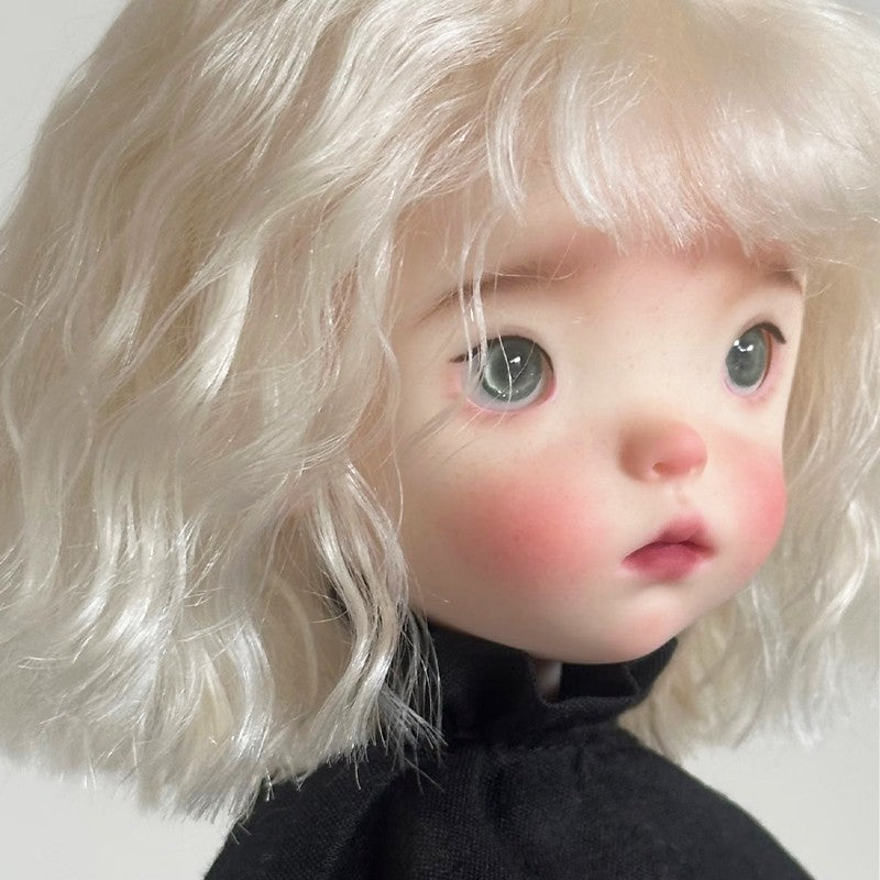 Landoudou Girl Gift Handmade 1/6 BJD Doll Resin Joint Bare Doll Eyes Face Makeup-
