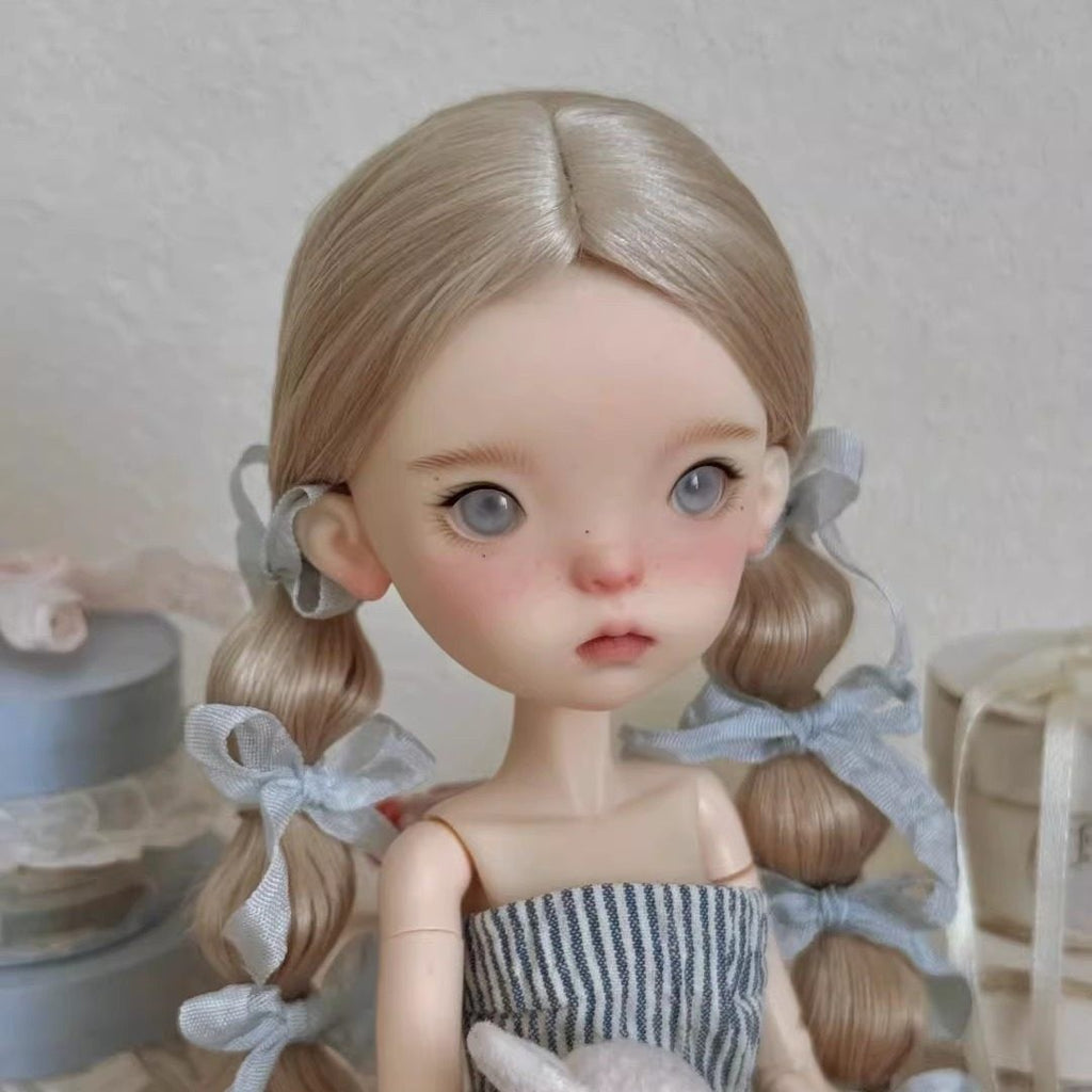 Cute Girl Landoudou 1/6 BJD Doll Resin Joint Doll Eyes Face Makeup Handmade Gift-