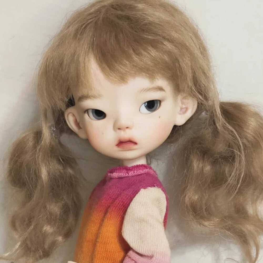 1/6 BJD Doll with Resin Special Body Type Cute Not Happy Girl Bare Girl Gift-