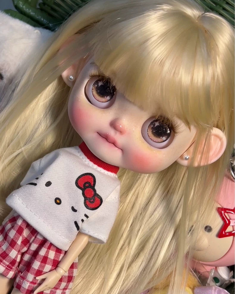 Handmade Blythe Doll Custom With Outfits Wig Hair 1/6 BJD Dolls Girls Kids Gift