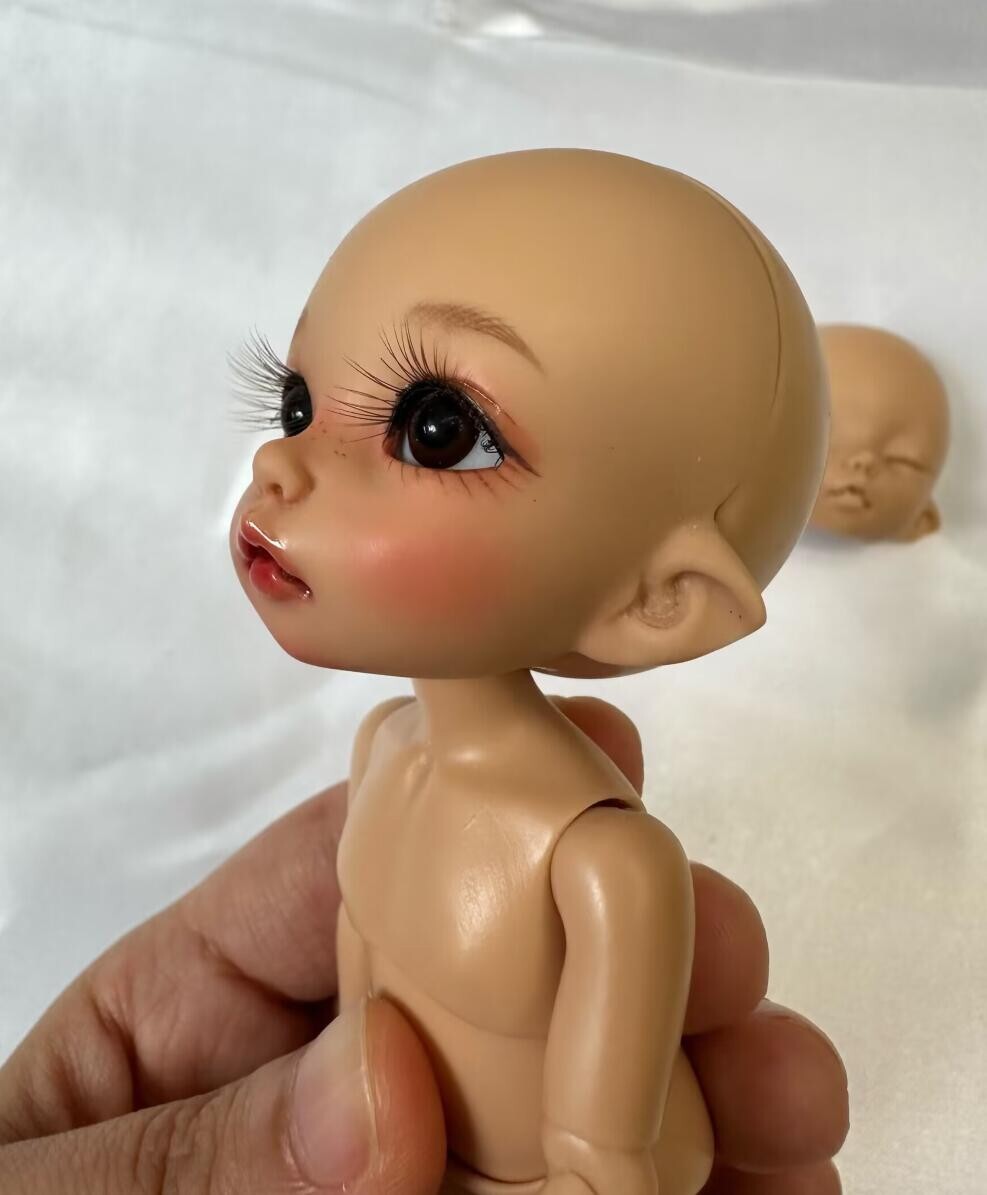 1/8 BJD Doll SD Girl FL Pukifee Ante Face Make UP+Free Eyes Light Tan Skin Gifts