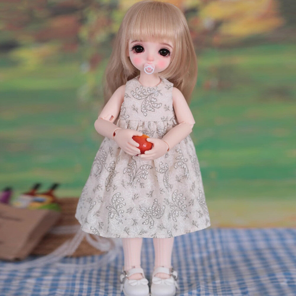 1/6 BJD Doll Ball Face Makeup Elvira Delicate Cute Girl Toy Joint Resin Gifts
