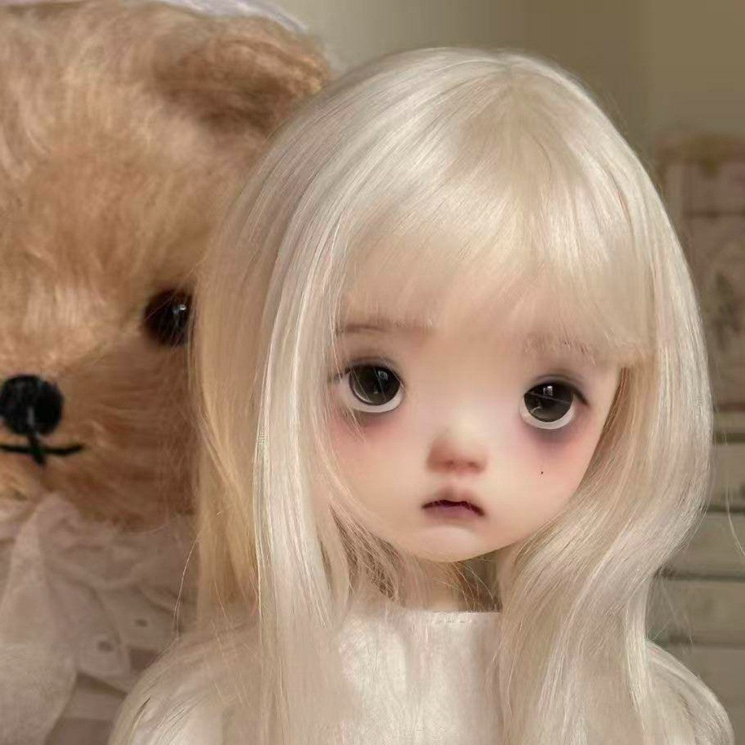 Full Set Girl 1/6 BJD Bare Doll Resin Joint Special Face Makeup Free Eyes Gifts