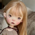 Landoudou 1/6 Resin Bare Body BJD Doll Playful Girl Face Makeup Eyes Collect Toy