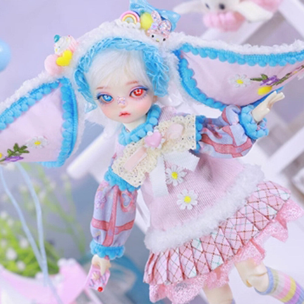 1/6 BJD Doll Ball SD Joint Doll Big Ears Girl Binny Bare Doll Handmade Gifts Toy