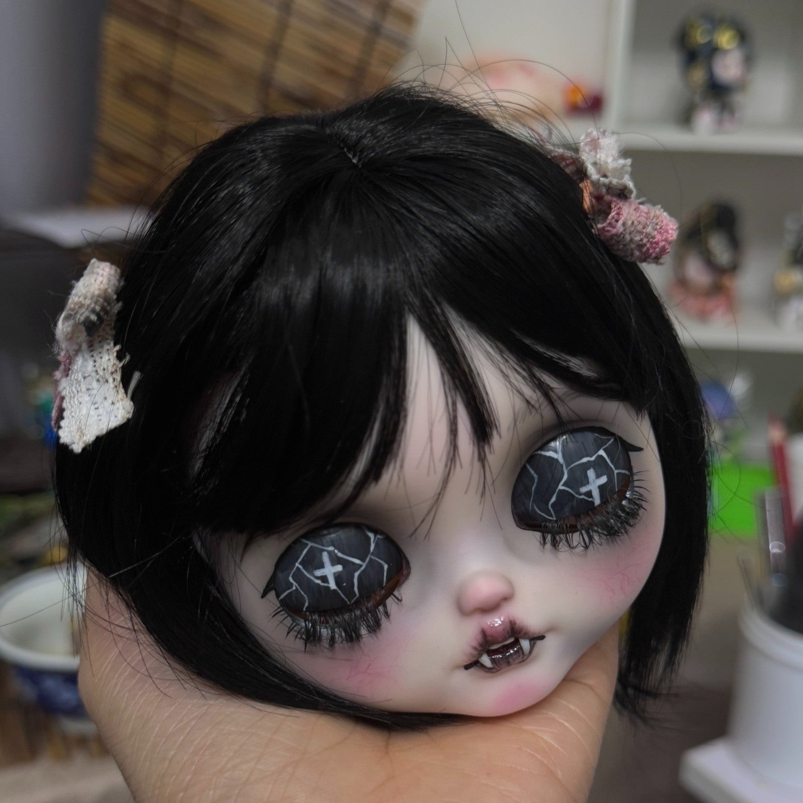Handmade 1/6 Blythe Doll with Full Set Outfits + Wig OB24/OB22 BJD Doll DIY Gift