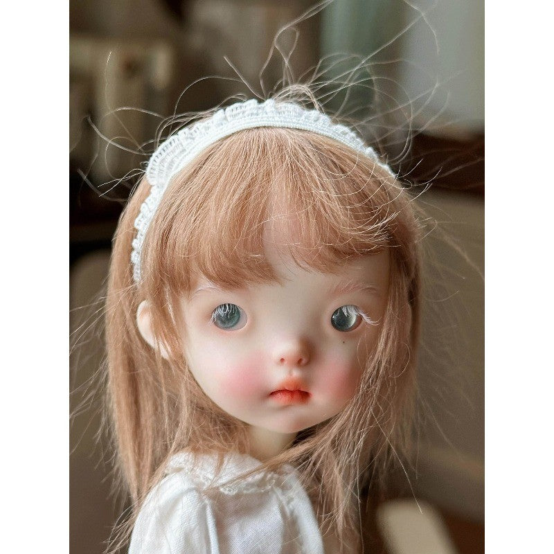 Resin 1/6 Full set BJD Doll Landoudou Girl Joint Body with Eyes Face Makeup Gift