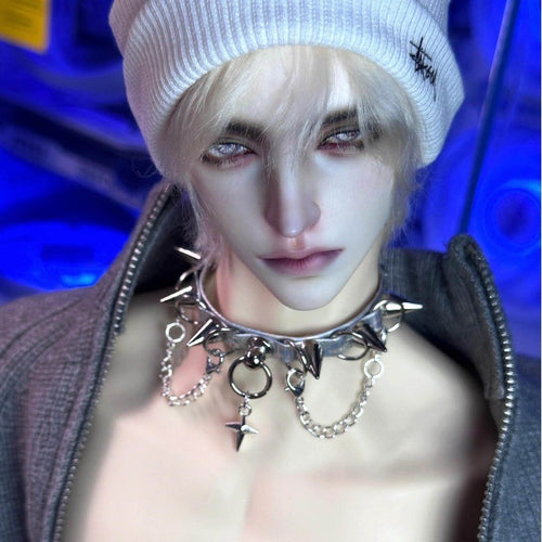 1/3 BJD Doll Nude Body Strong Grey Man Face Makeup Eyes Resin Male Jointed Gifts