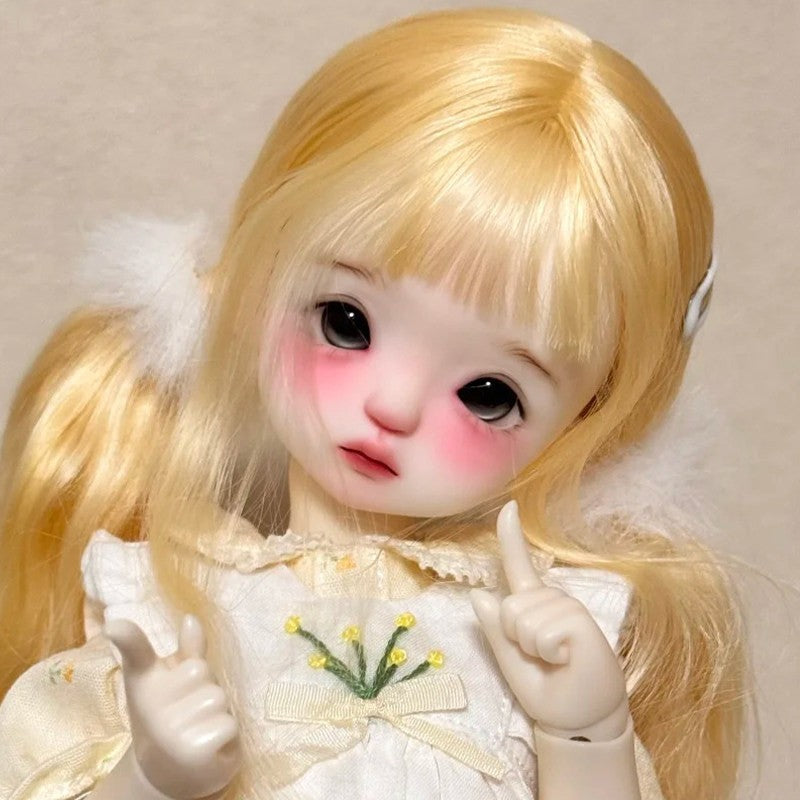 1/6 BJD Doll Girl Bare Doll Handmade Resin Jointed Eyes Face Makeup Figure Toys-