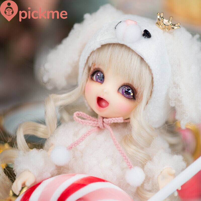 BJD 1/8 SD Doll Ball Jointed Girl + Face Makeup + Wigs + Clothes FULL SET Gift