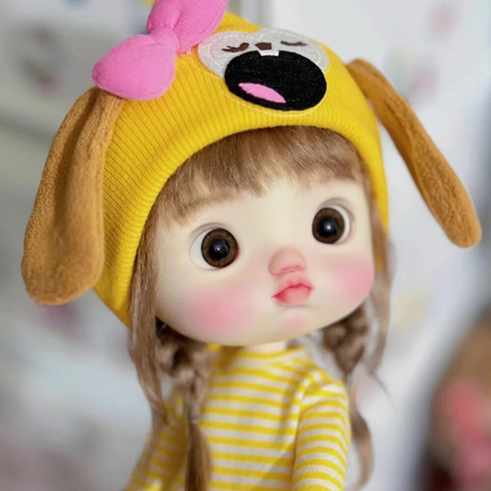 1/8 BJD Doll with Face Makeup Piglet Nose SD Resin Girl Exquisite Handmade Gift-