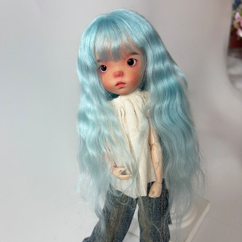 Landazz Dolls Wigs BJD 1/6 Doll Wig Landoudou Hair Soft Mohair Girl DIY Toy Gift