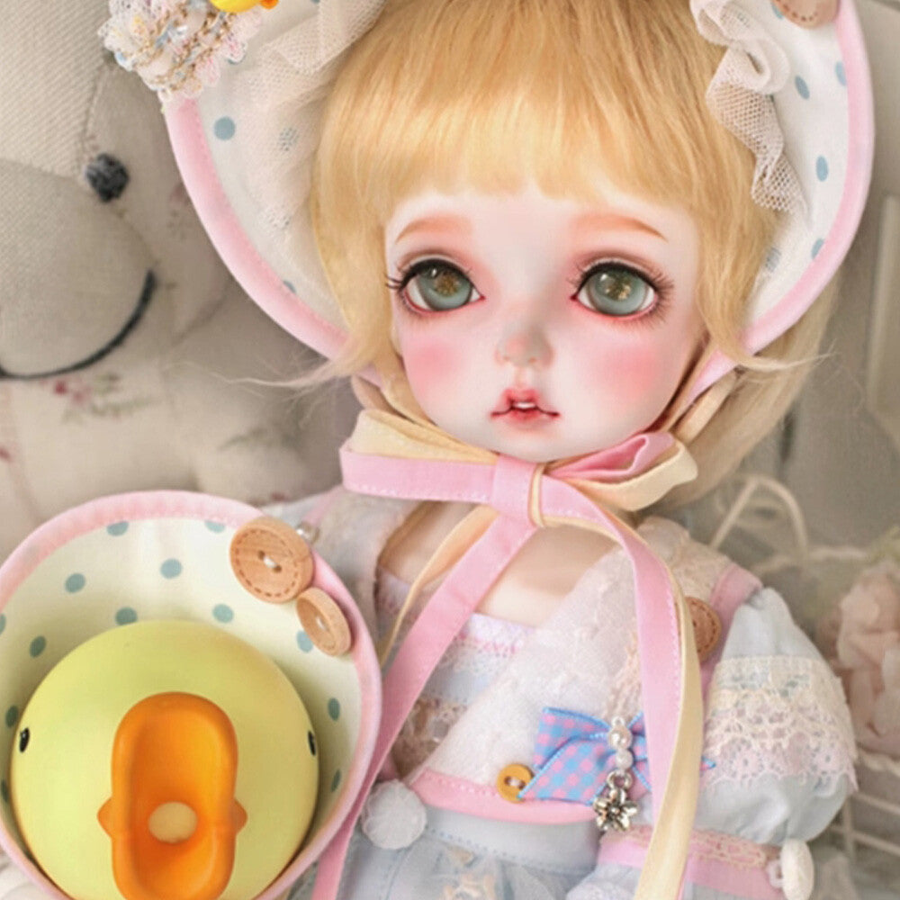 Exquisite Peanut Girl 1/4 BJD Doll Ball Joint Doll Resin Eyes Full Set Xmas Gift