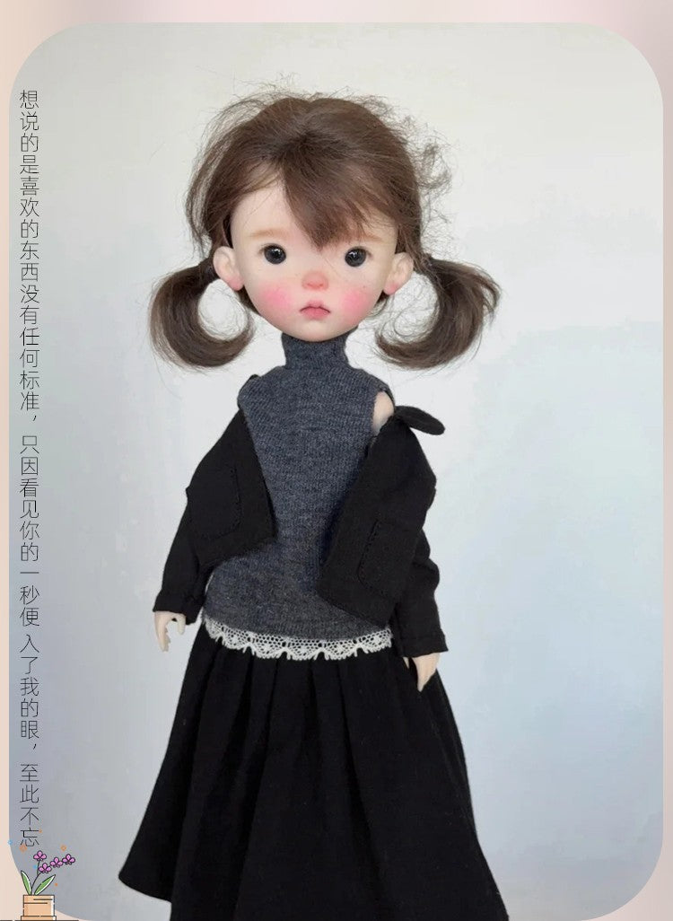 1/6 Landoudou Makeup Eyes BJD Bare Dolls Face Resin Ball Jointed Doll Toys Gift-