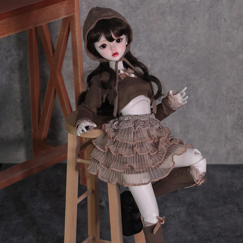 Full Set 1/4 Resin BJD Doll SD Ball Joint Doll Sexy Girl Women Handmade Gifts