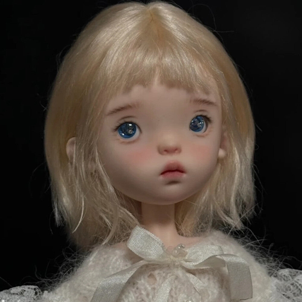 1/6 BJD Doll SD Face Makeup Ball Jointed Bare Doll Resin Girl Eyes Handmade Gift