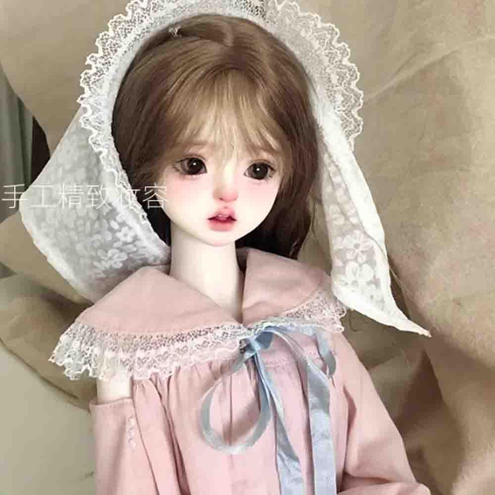 BJD 1/4 Doll SD Resin Joint Eyes Face Makeup Goddess Girl Female Bare Doll Gift