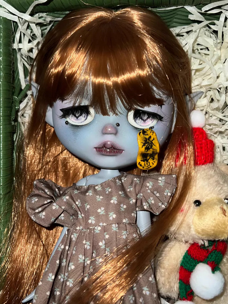 New Blythe Doll Custom With Outfits Wig Handmade Fantasy Girl 1/6 Dolls BJD Gift