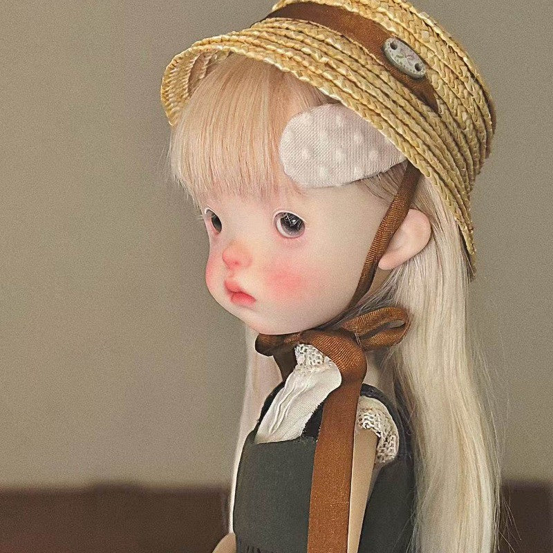 Resin 1/6 Full set BJD Doll Landoudou Girl Joint Body with Eyes Face Makeup Gift