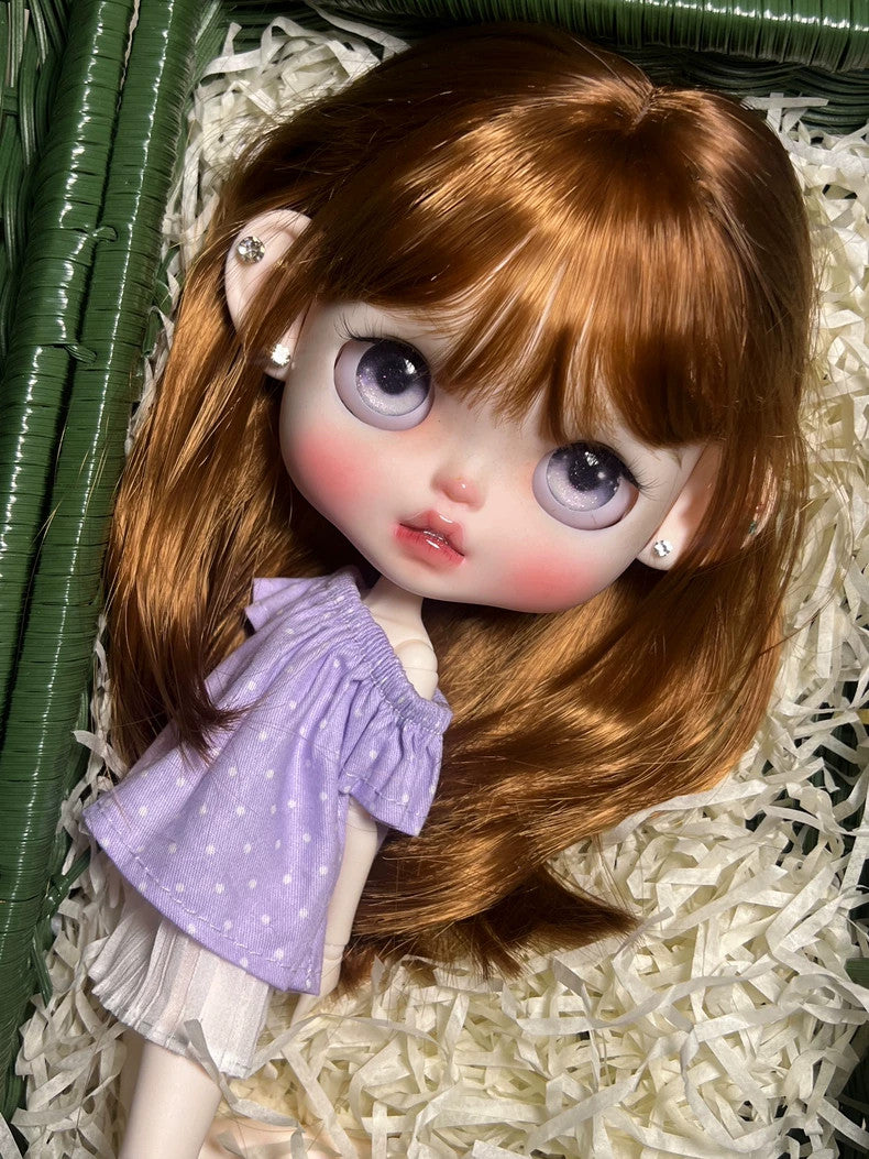Handmade Blythe Doll Custom With Outfits Wig Hair 1/6 BJD Dolls Girls Toys Gift
