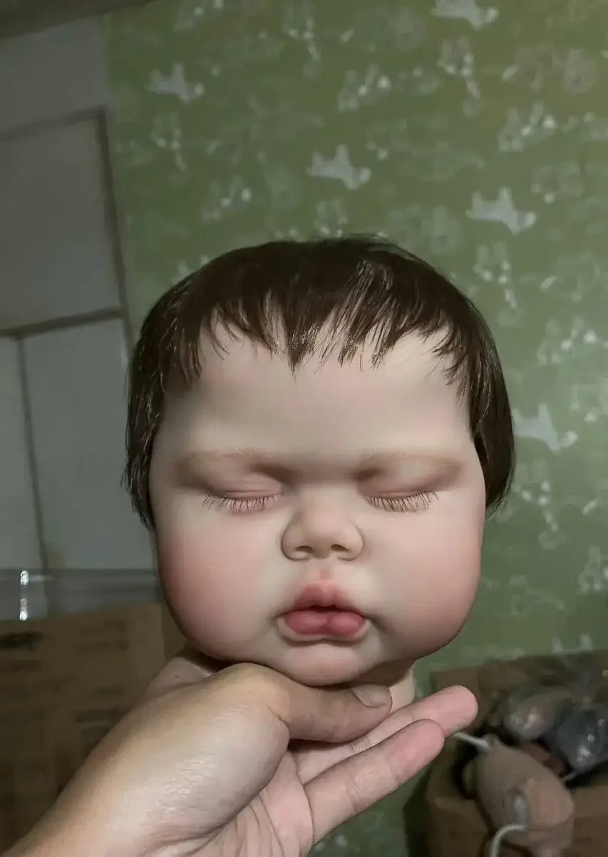 Custom Artist Painted Reborn Baby Pickle 24Inch Reborn Baby Doll Toddler With Hand-Rooted Hair Cloth Body Boy Girl-