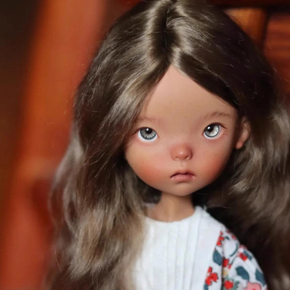 1/6 BJD Doll Landoudou SD Girl Joint Face Makeup Eyes Resin Kids Gift Bare Doll