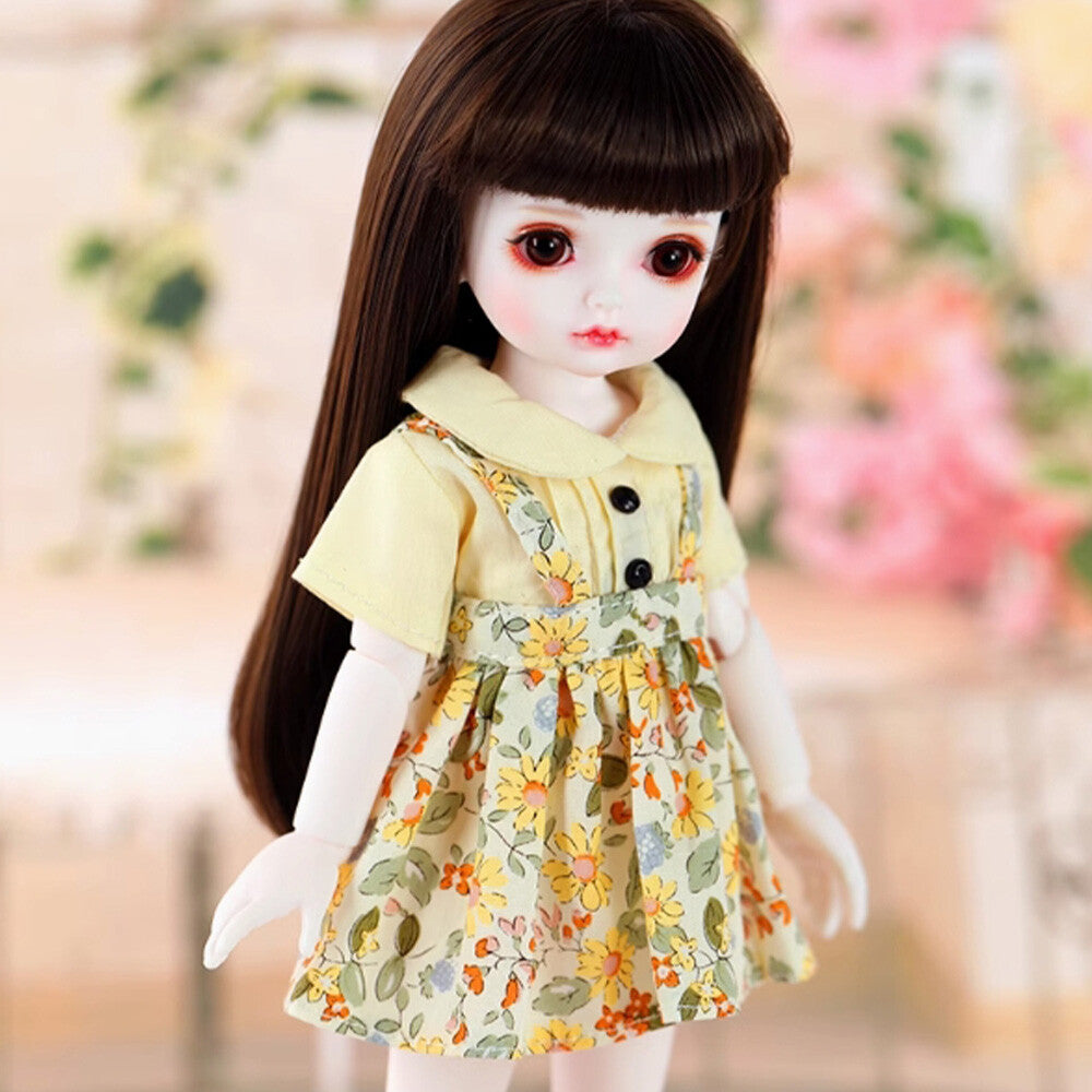 1/6 BJD Doll SD Jointed with Face Makeup Delicate Cute Rita Girl Holiday Gifts