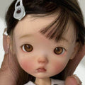 Handmade Girl BJD Bare Doll 1/6 Face Makeup Free Eyes Resin Ball Jointed Gifts