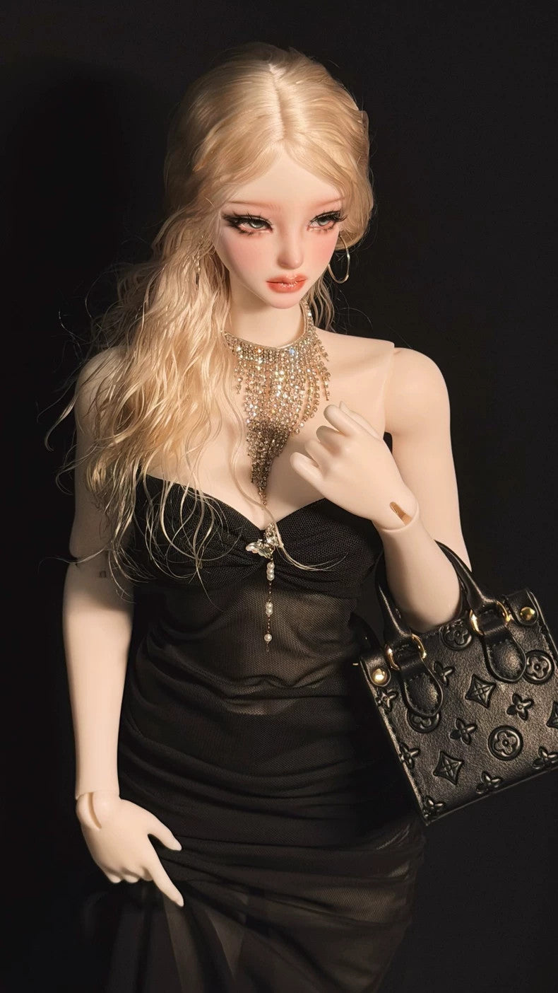 Sexy Long Chiffon Skirt Tulle Dress Doll Clothes for 1/3 1/4 BJD Doll Girl Women