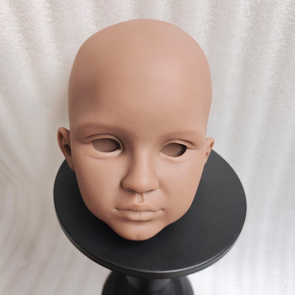 Reborn Doll Kit 46 Inch Black Skin Blank Unpainted  Shakirah Vinyl Mold DIY Kit for Artist-