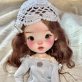 1/6 BJD Doll Resin Ball Jointed Nude Body Girl Handpainted Face Makeup Eyes Toys