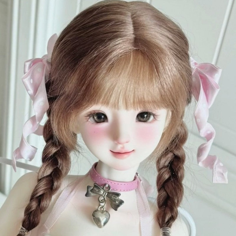 Resin 1/4 BJD Doll SD Jointed Nude Female Doll Eyes Face Makeup Lovely Girl Gift