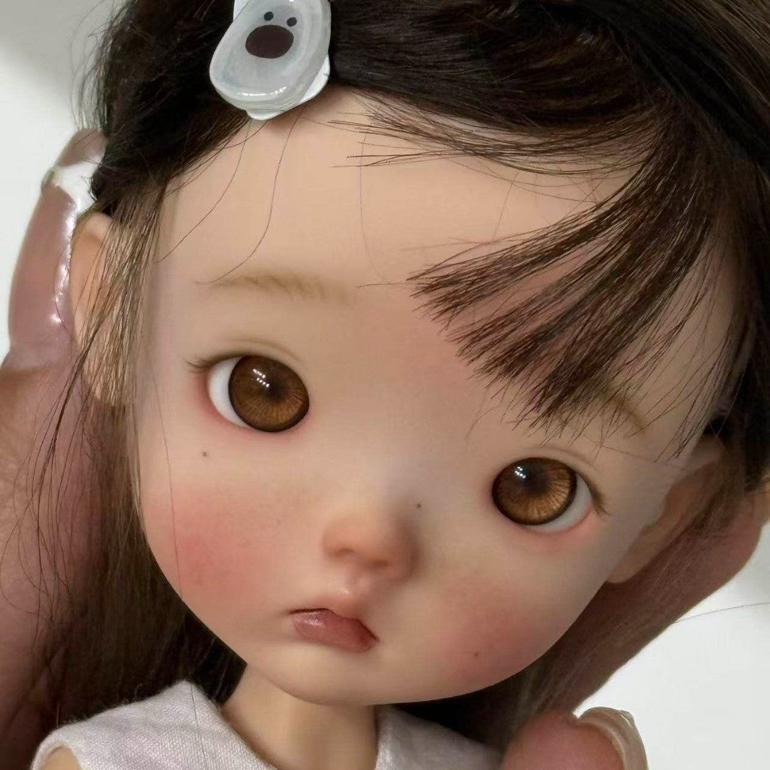 Handmade Girl BJD Bare Doll 1/6 Face Makeup Free Eyes Resin Ball Jointed Gifts