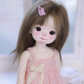 BJD 1/6 Doll SD Jointed with Face Makeup Big Eyes Lovely Resin Girl Handmade