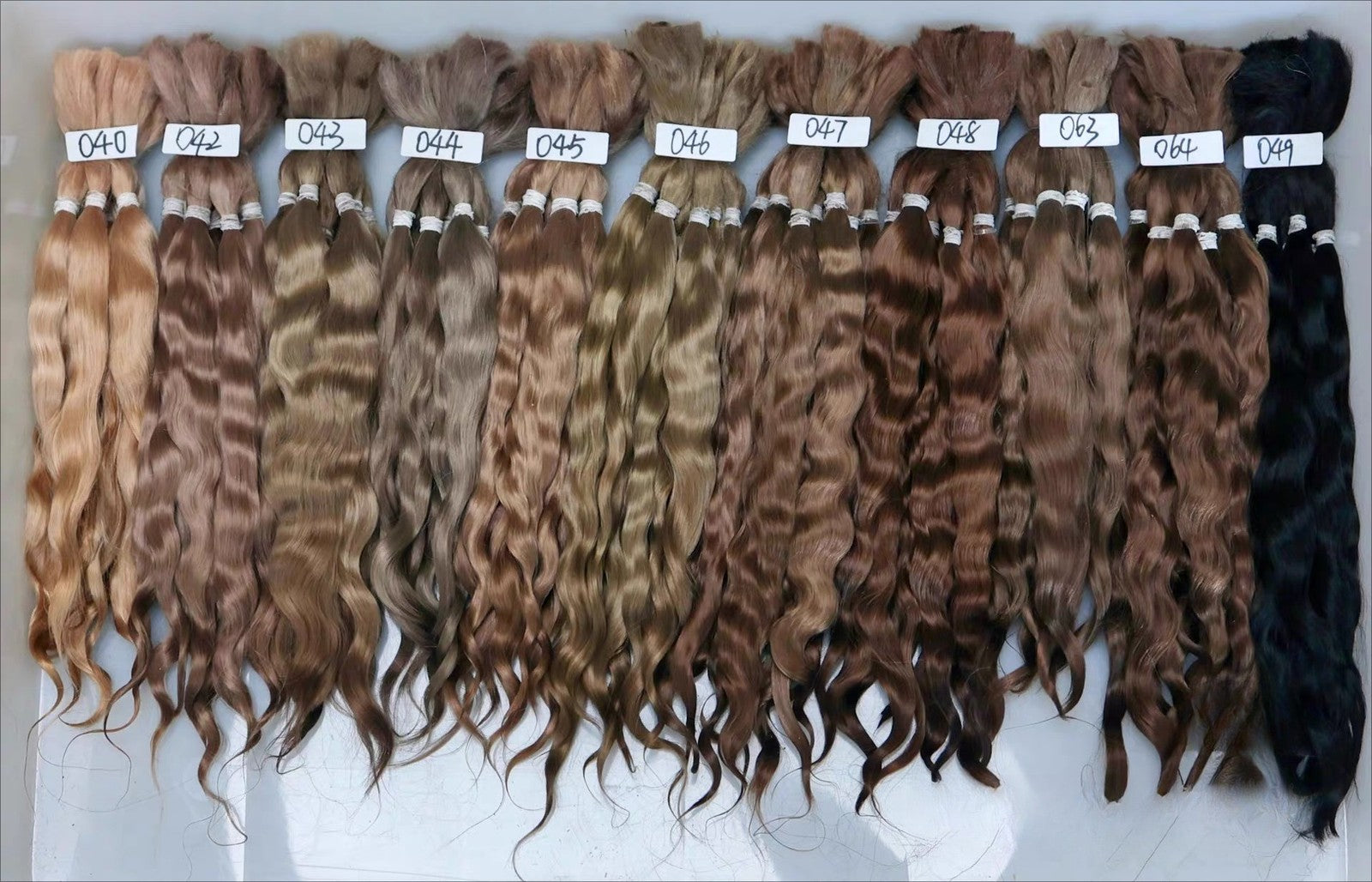 1/6 Blythe Wig Soft Mohair BJD Doll SD Hair Long Wavy Curly Wig Handmade DIY Toy