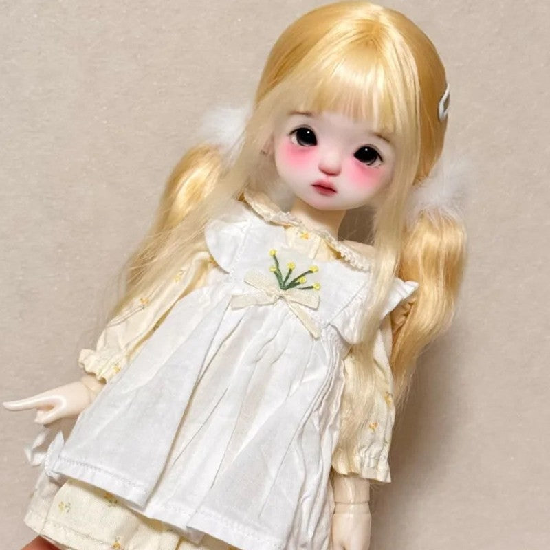 1/6 BJD Doll Girl Bare Doll Handmade Resin Jointed Eyes Face Makeup Figure Toys-