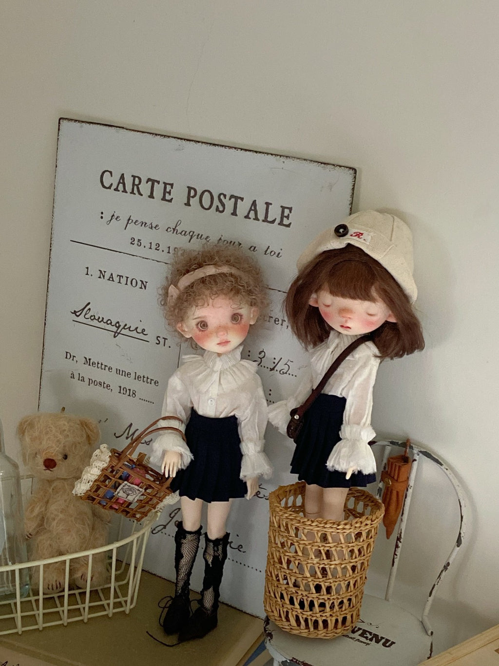 1/6 BJD doll ob22 ob24 For Blythe Doll Long Sleeve Shirt Skirt Stockings Clothes