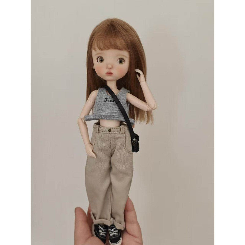Cute Girl 1/6 Full Set BJD Doll Resin Joint Bare Doll Eyes Face Makeup DIY Gifts
