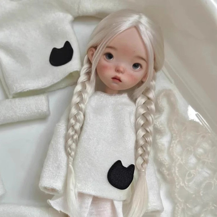 1/6 Landoudou BJD Doll Jointed Girl Resin Handmade Face Makeup Eyes Wig Toy Gift